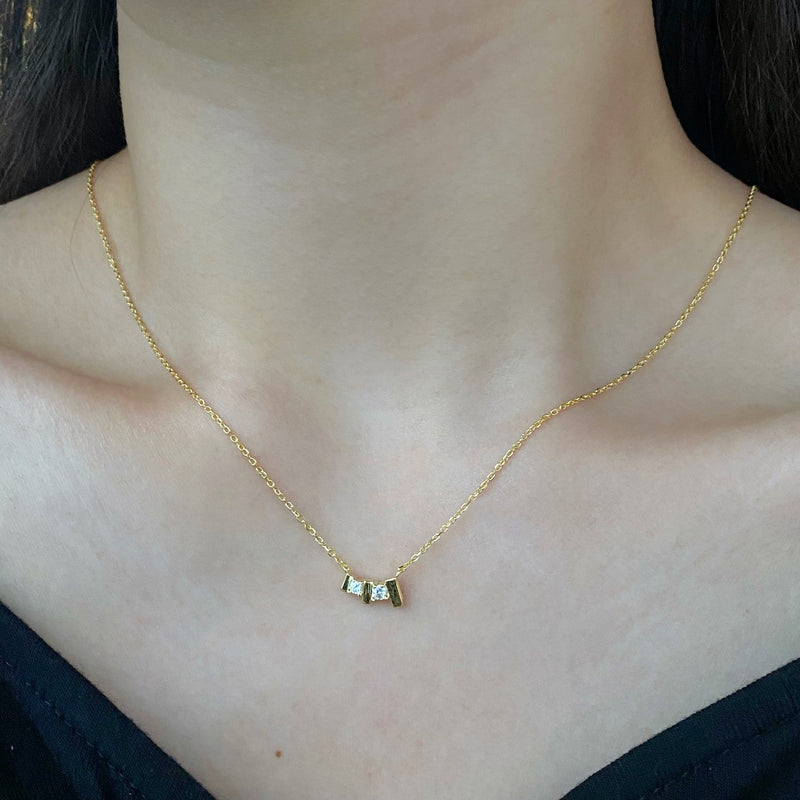 Modern Trio Necklace