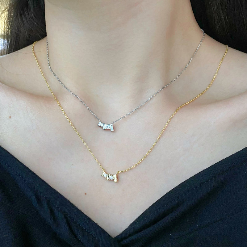 Modern Trio Necklace