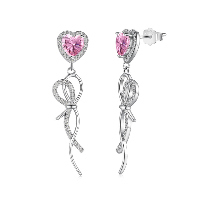 Enchanted Heart Drop Earrings