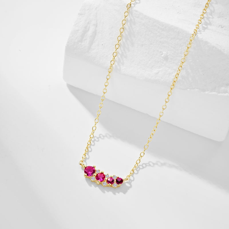 Crimson Charm Necklace