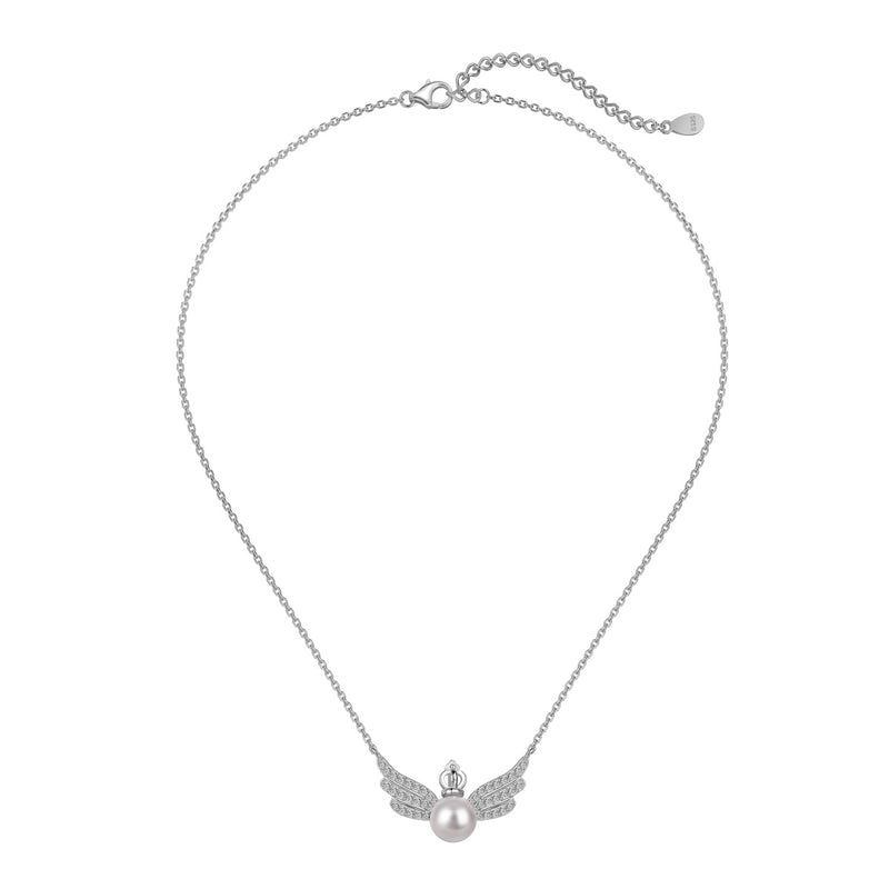 Royal Winged Pearl Necklace