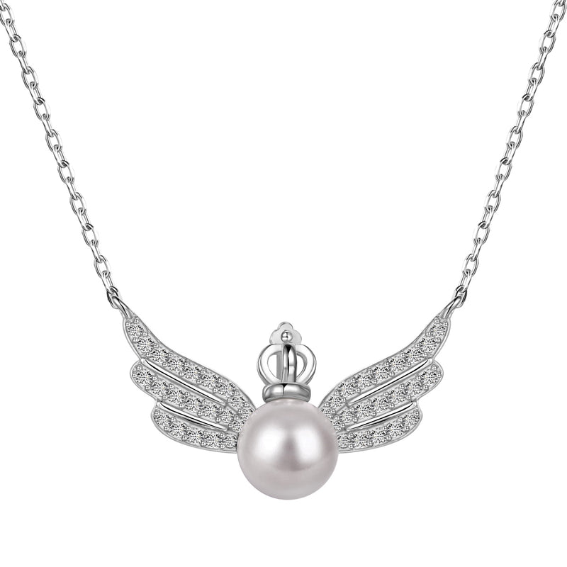 Royal Winged Pearl Necklace