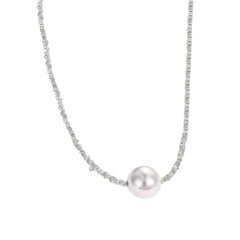 Luminous Pearl Centerpiece Necklace