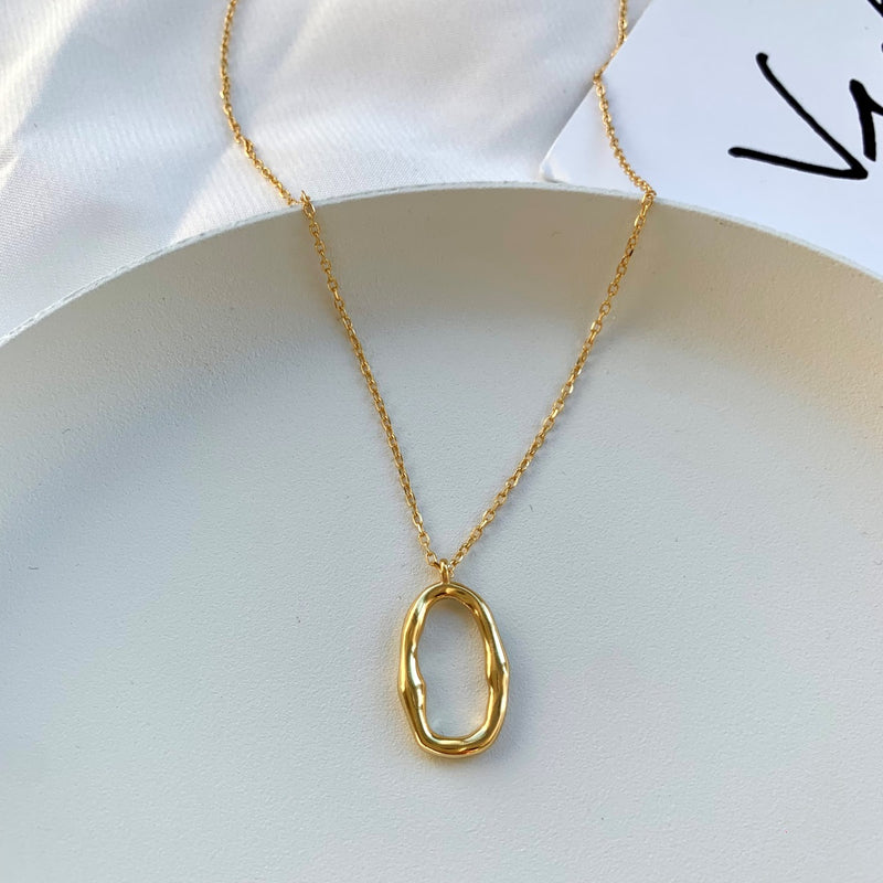 Golden Wave Necklace