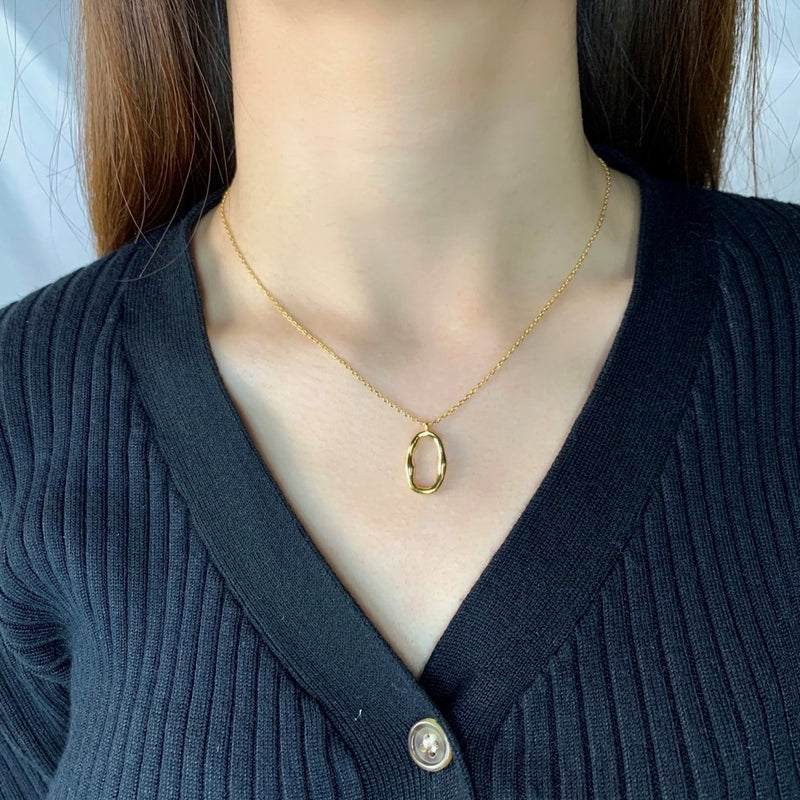 Golden Wave Necklace