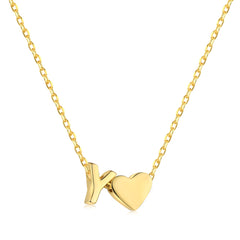 Letter Y Love Charm Necklace