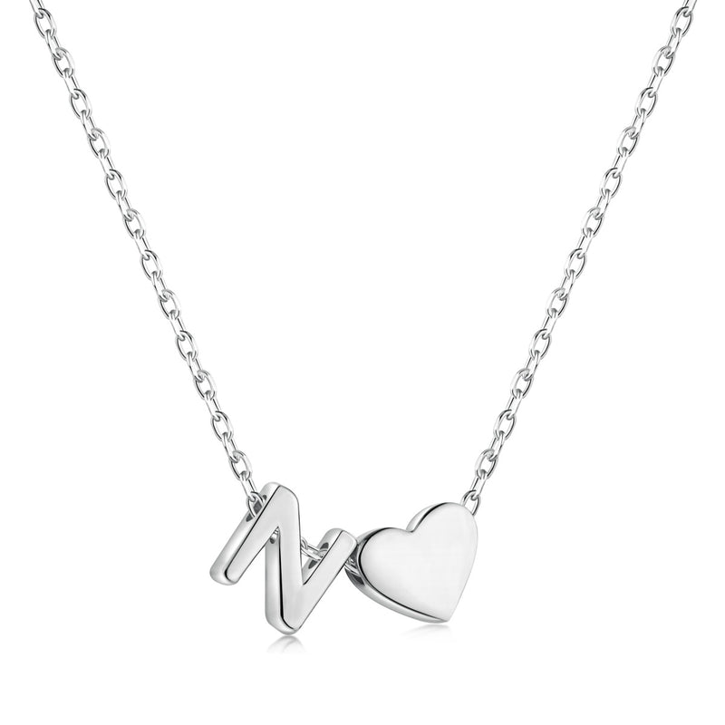 Letter N Love Charm Necklace