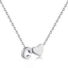 Letter C Love Charm Necklace