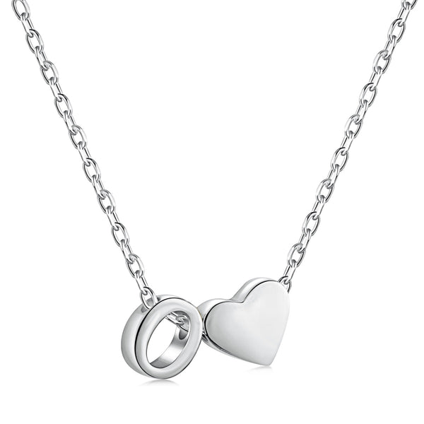 Letter O Love Charm Necklace