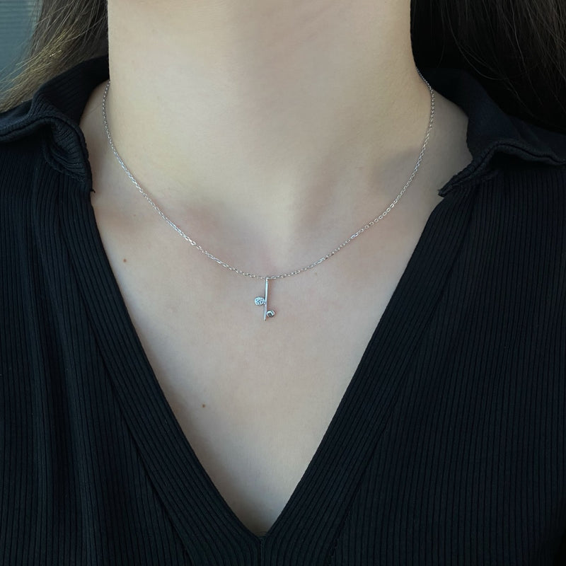 Silver Horizon Necklace