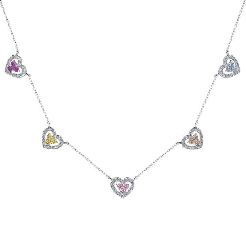 Radiant Hearts Necklace