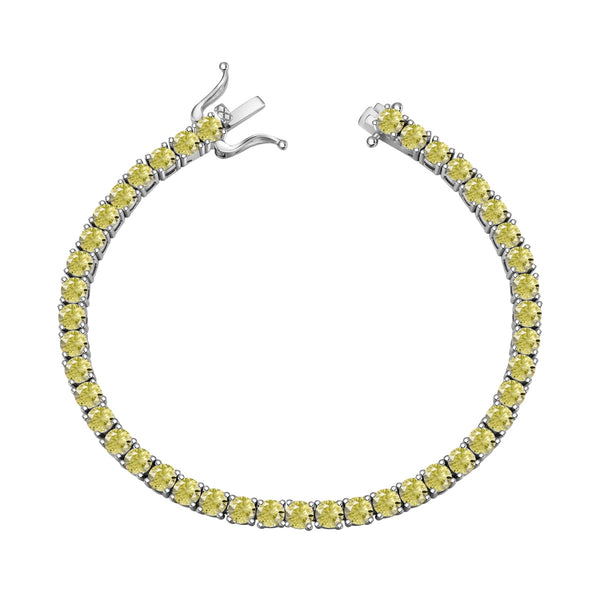 Golden Glow Tennis Bracelet