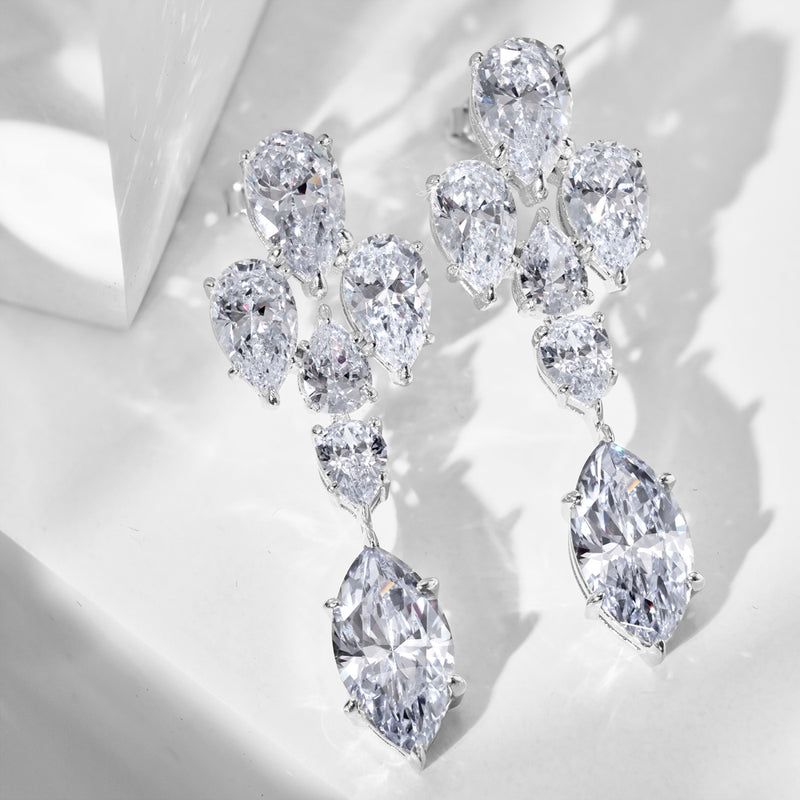 Marquise Cascade Elegance Earrings