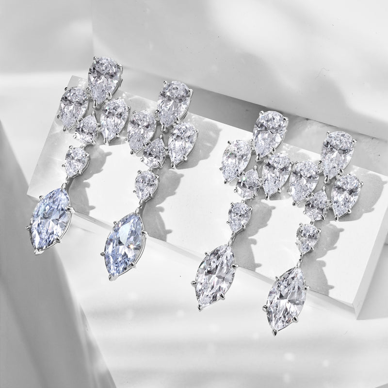 Marquise Cascade Elegance Earrings