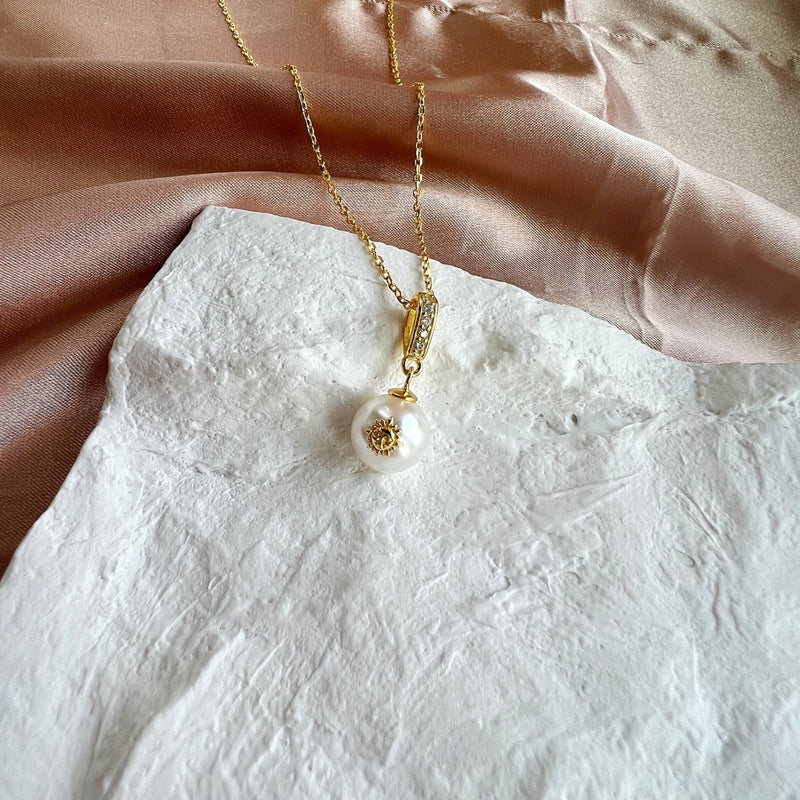 Sun Pearl Necklace