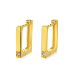 Golden Frame Earrings