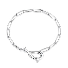 Silver Link Charm Bracelet