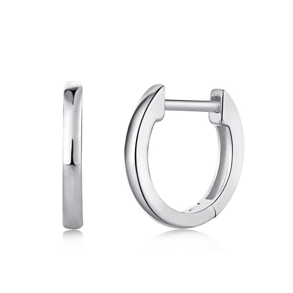 Sleek Classic Hoop Earrings