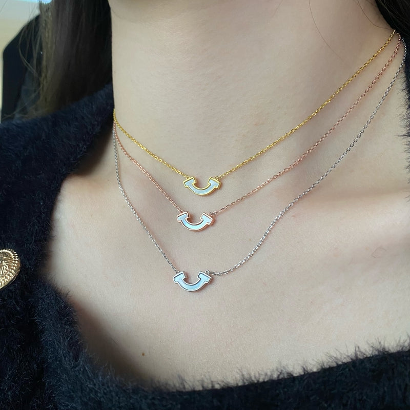 U-Shaped Charm Necklace