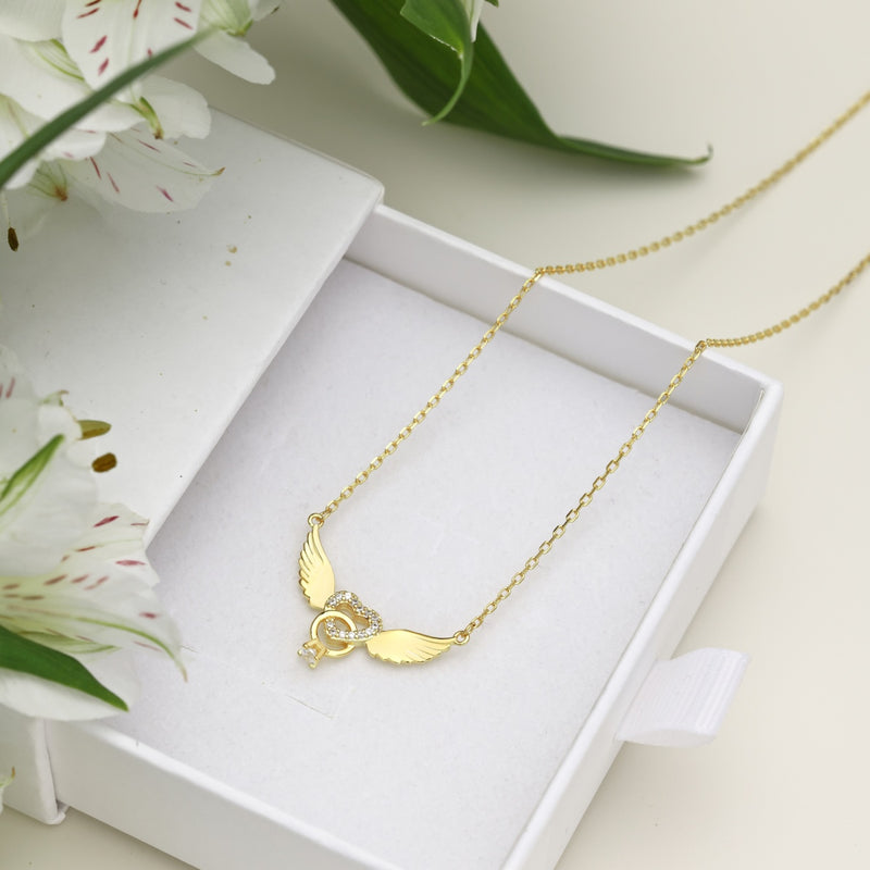 Celestial Knot Heart Necklace