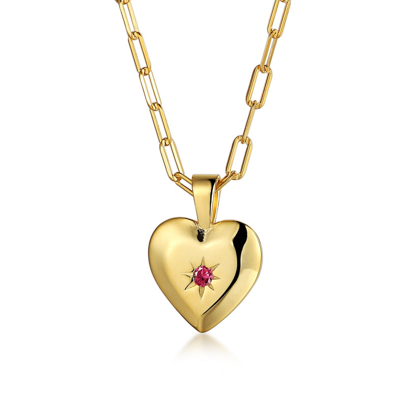 Golden Heart of Hope Necklace