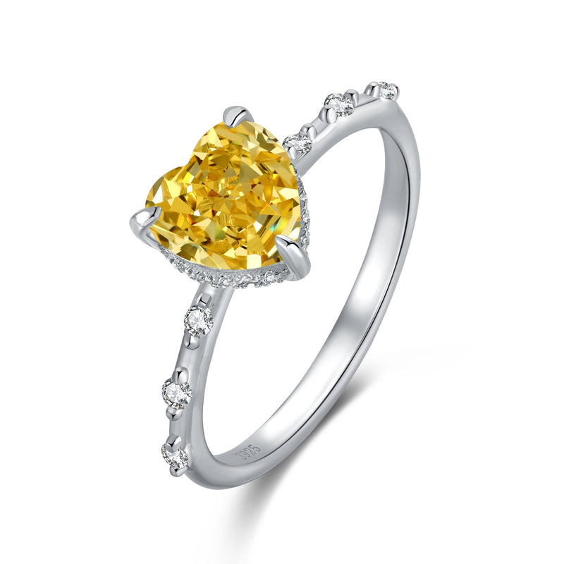 Heart's Desire Solitaire Ring