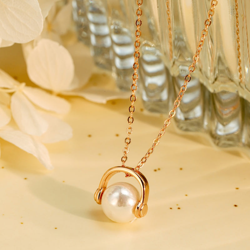 Melody Pearl Charm Necklace