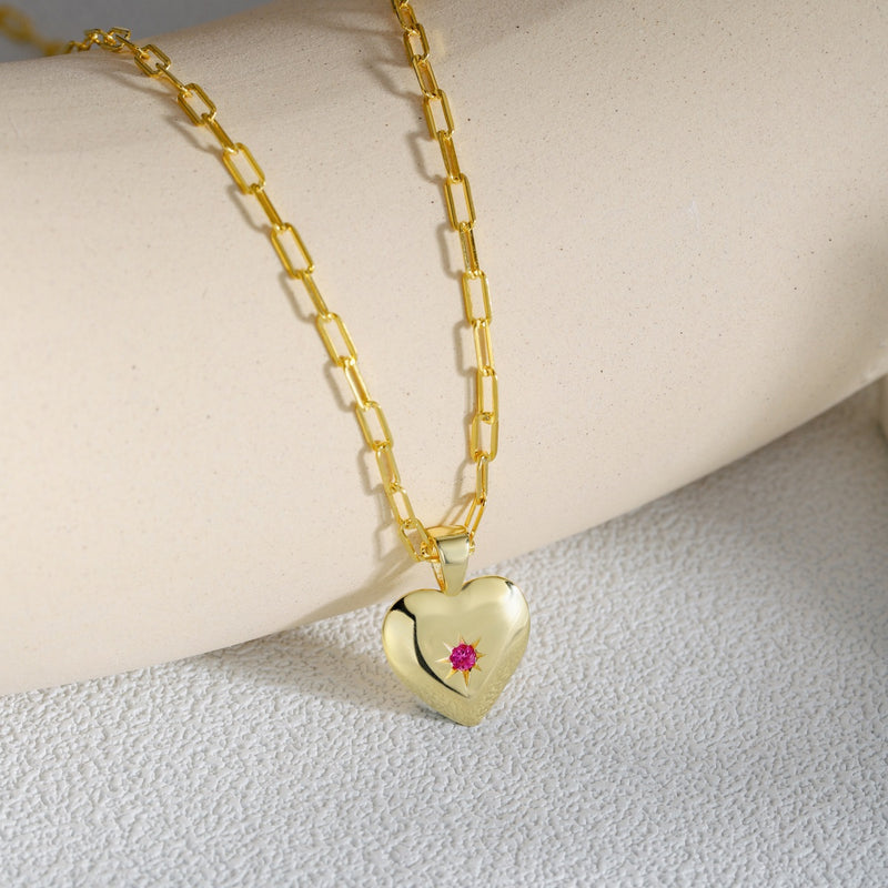 Golden Heart of Hope Necklace