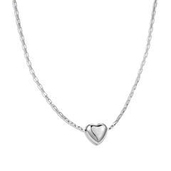 Golden Heart Charm Necklace