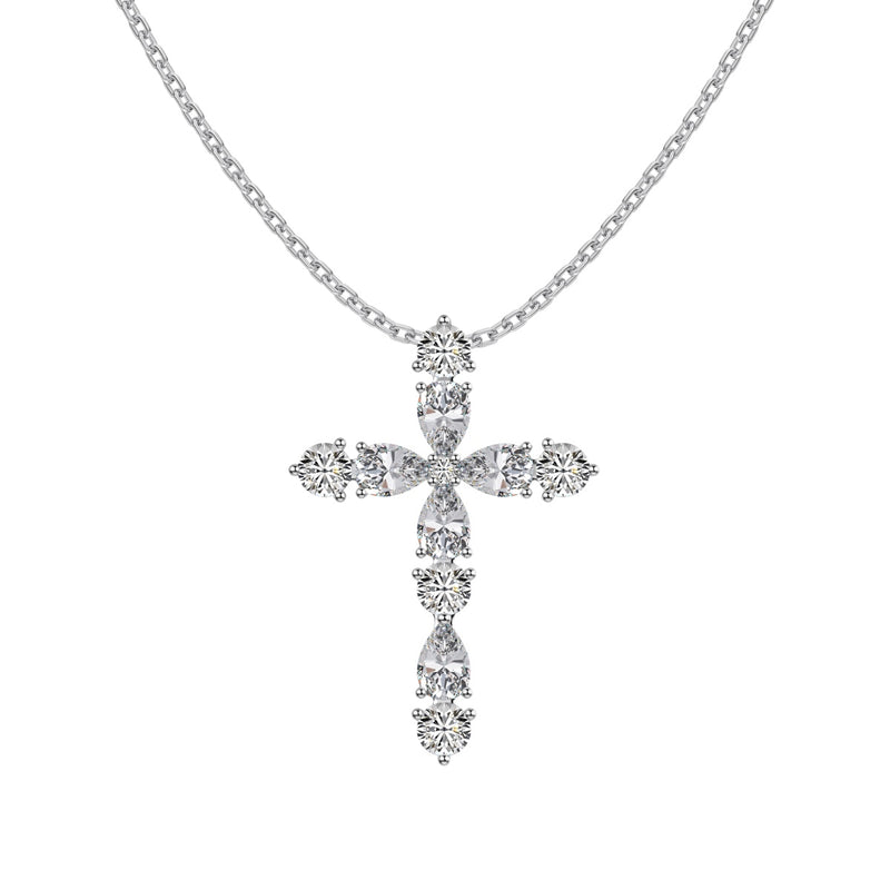 Radiant Cross Necklace