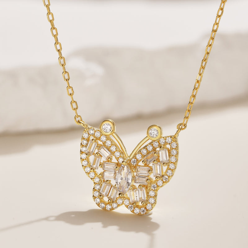 Golden Flutter Necklace