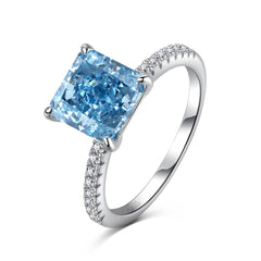 Radiant Square Elegance Ring