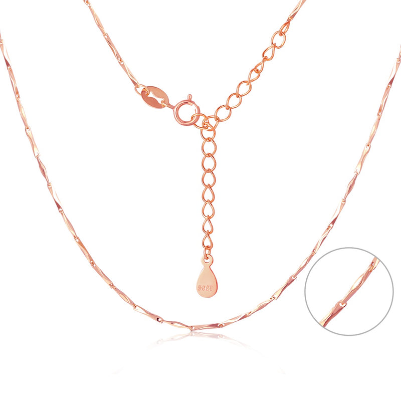 Rosé Twist Necklace