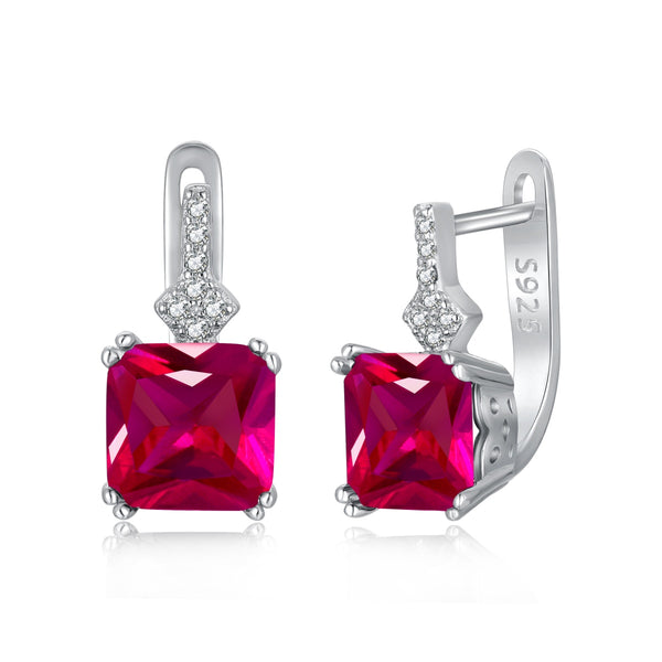 Crimson Luxe Earrings