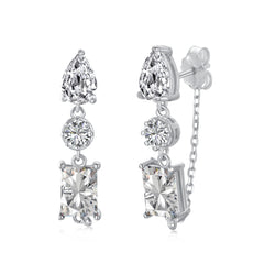 Dazzling Cascade Drop Earrings