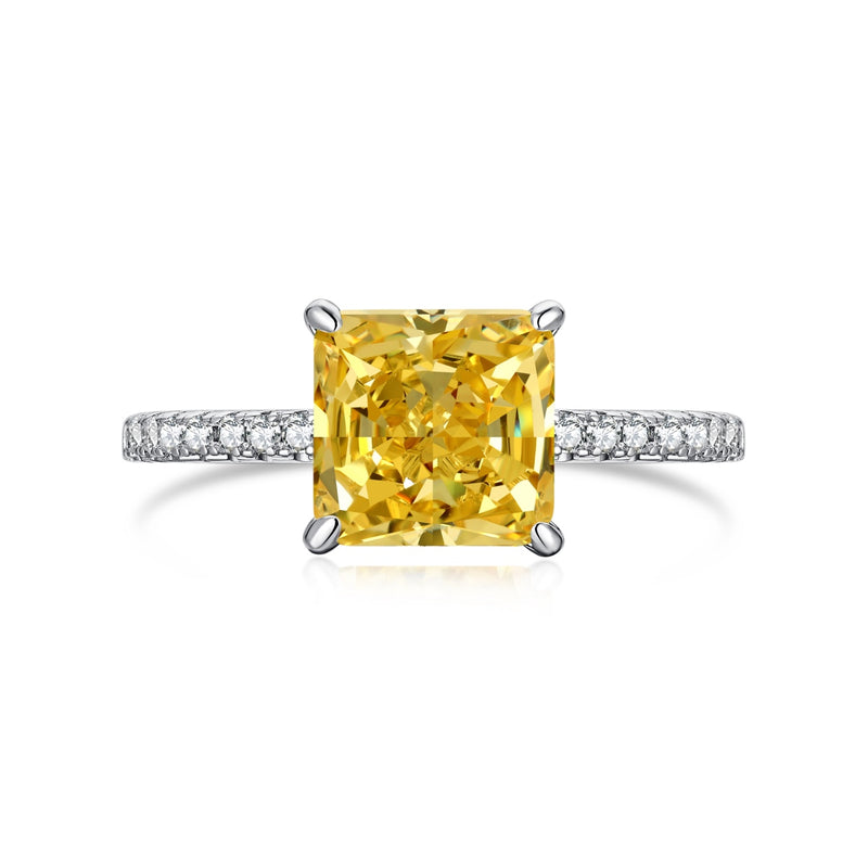 Radiant Square Elegance Ring