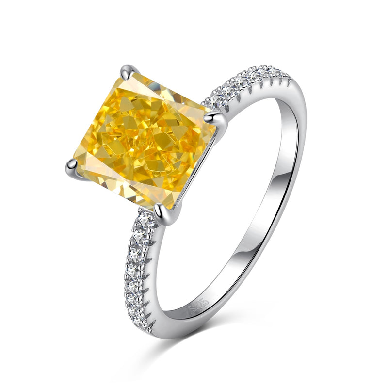 Radiant Square Elegance Ring