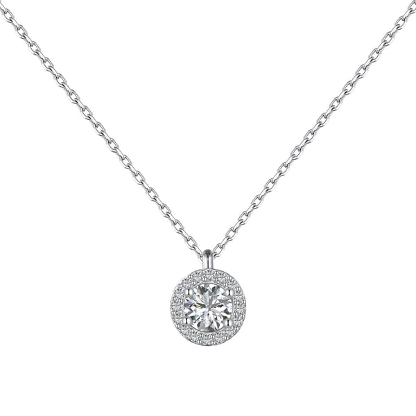 Eternal Halo Round Necklace