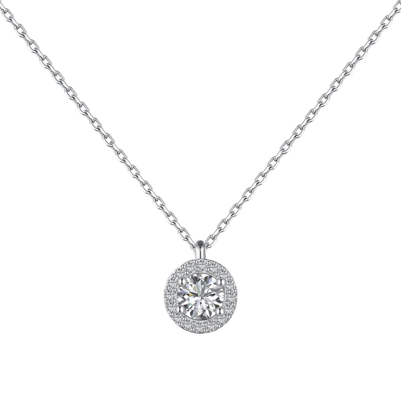 Eternal Halo Round Necklace