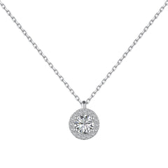 Eternal Halo Round Necklace