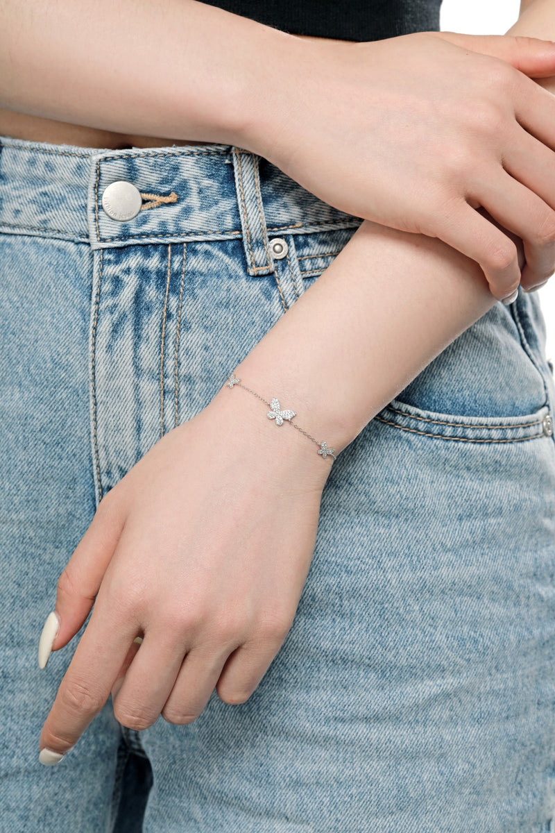 Butterfly Charm Bracelet