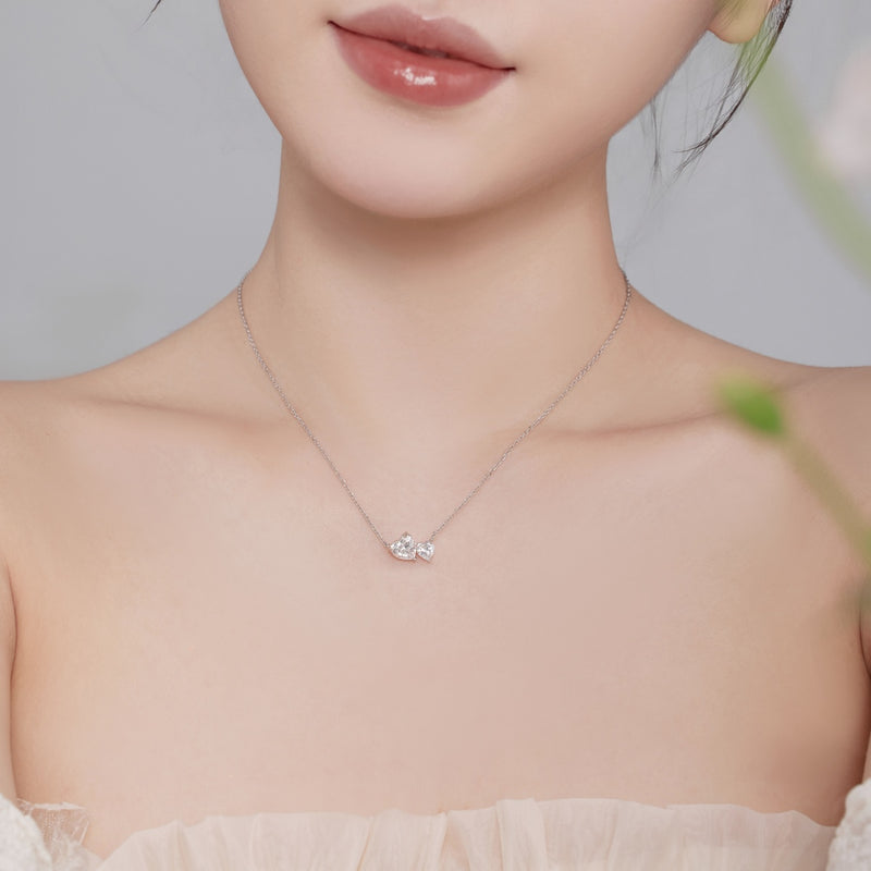 Double Heart Necklace