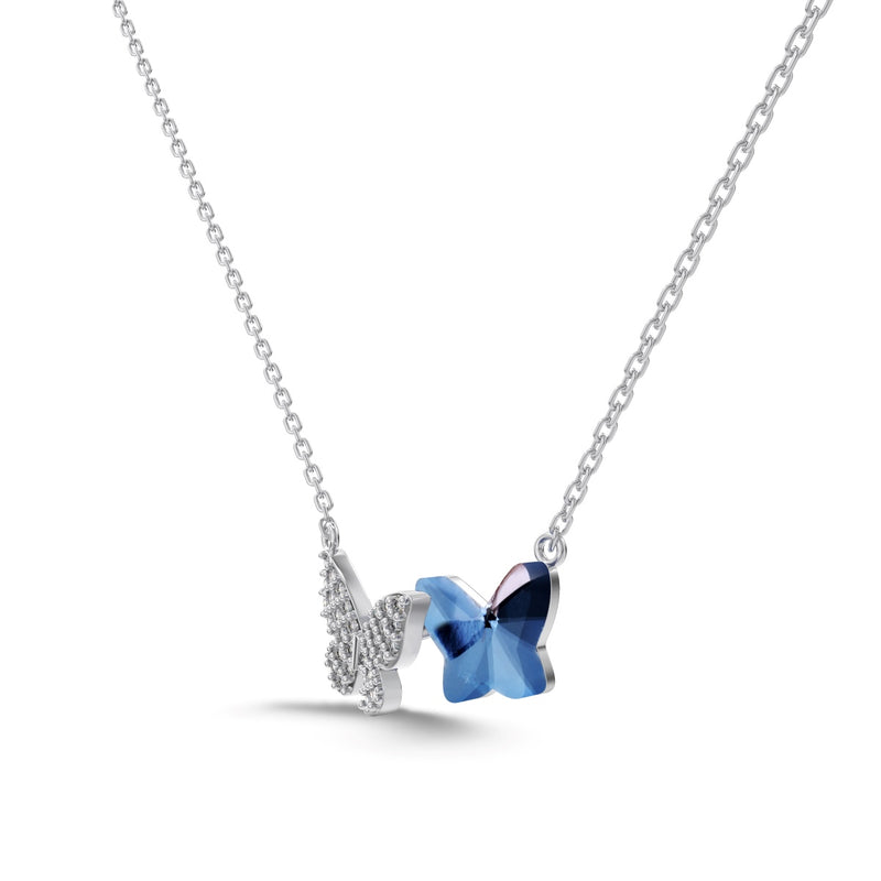 Ethereal Butterfly Duo Necklace