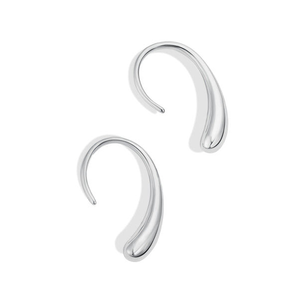 Silver Flow Earrings