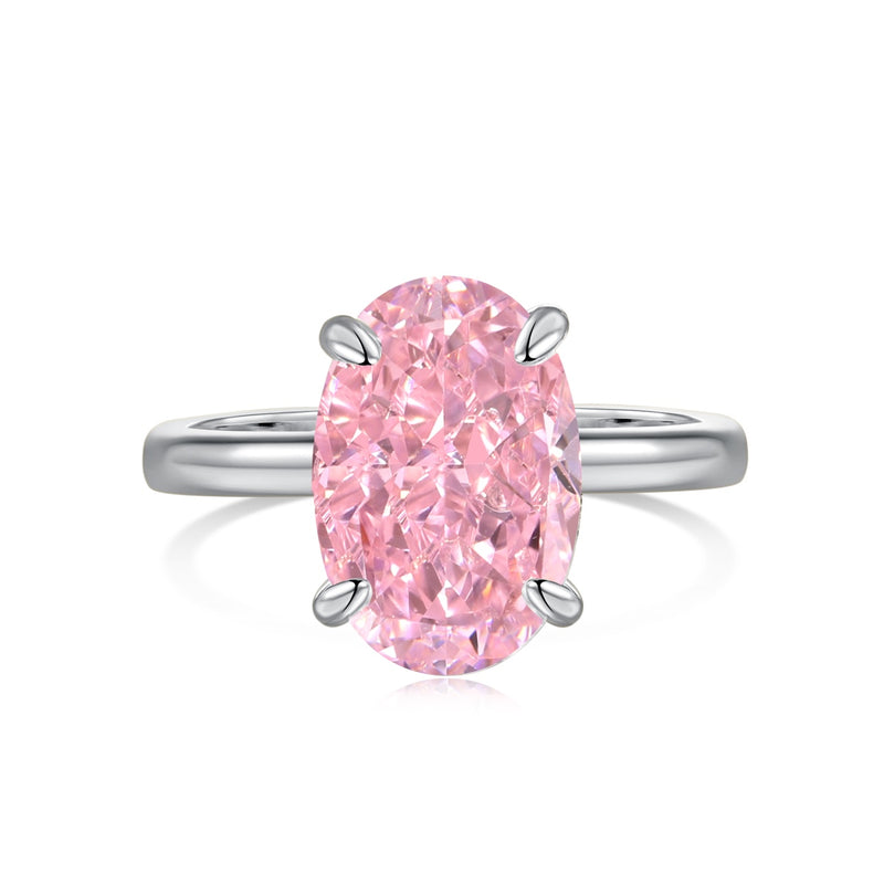 Radiant Oval Elegance Ring