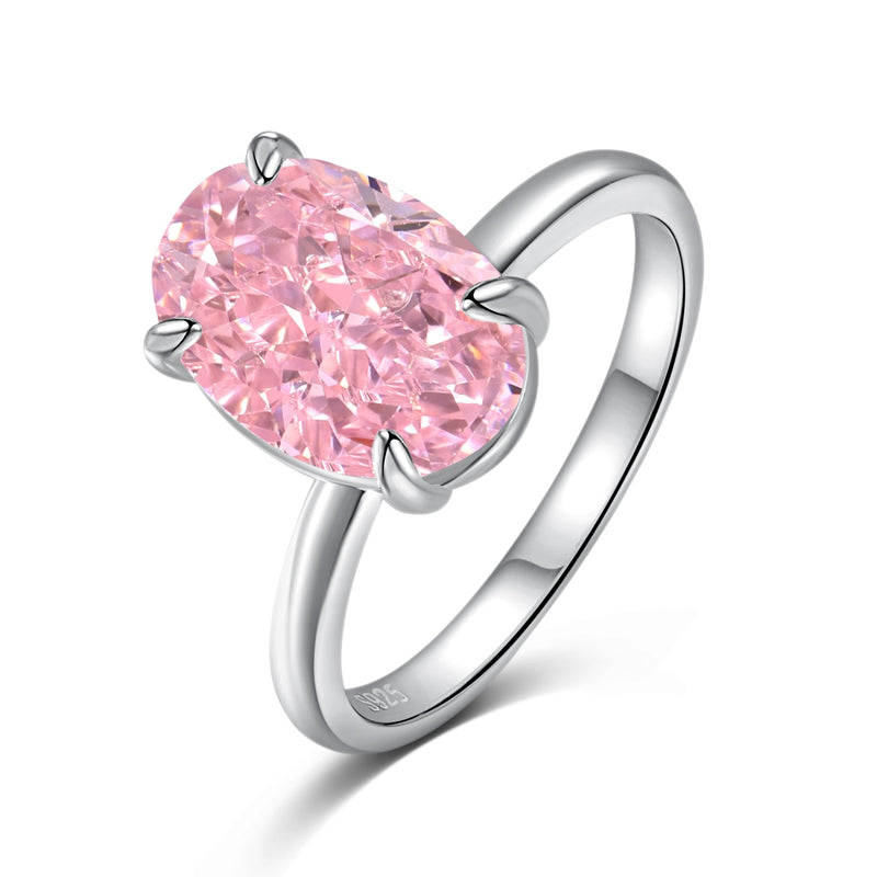 Radiant Oval Elegance Ring