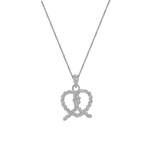 Golden Twisted Heart Necklace