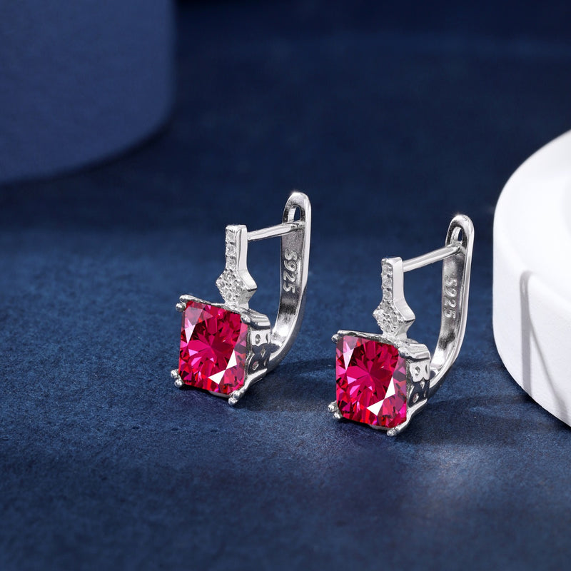 Crimson Luxe Earrings