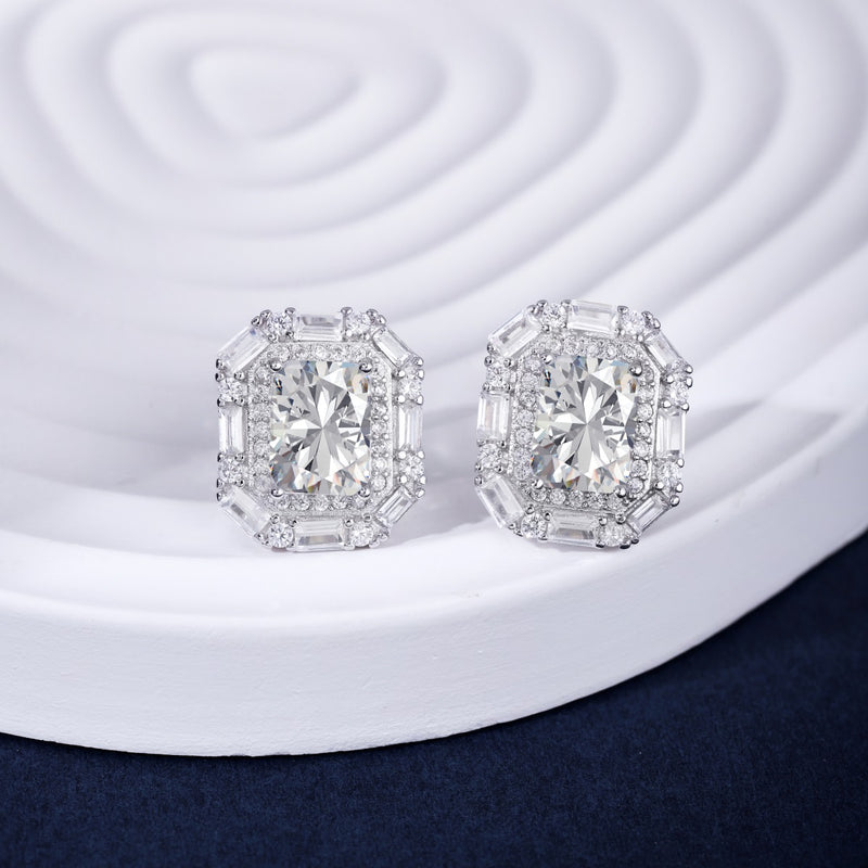 Radiant Rose Stud Earrings