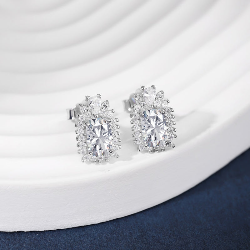 Radiant Princess Stud Earrings